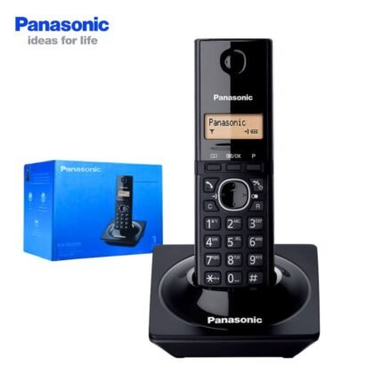 Panasonic Téléphone Numérique Sans Fil KX-TG1711 - هاتف أرضي لاسلكي بخاصية تسجيل الأرقام مع شاشة رقمية