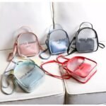 ⁦Sac à dos transparent Top avec pochette intérieure 2en1 tendence 2023⁩ - الصورة ⁦8⁩