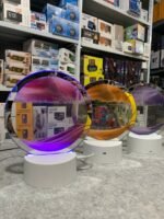 ⁦Sablier Lampe led 3D tactile USB en verre avec télécommande⁩ - الصورة ⁦8⁩