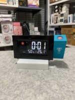 ⁦Réveil numérique de Projection, fonction Snooze, Angle réglable, rétro-éclairage⁩ - الصورة ⁦9⁩