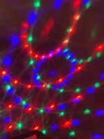 ⁦Boule magique rotative colorée RGB, lumière de scène⁩ - الصورة ⁦4⁩