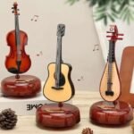 ⁦Mini instrument de musique rétro OUD, boîte à musique Décoration⁩ - الصورة ⁦4⁩