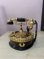⁦Boîte à musique créative en forme de cœur téléphone vintage décoration pour maison⁩ - الصورة ⁦8⁩