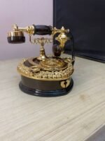 ⁦Boîte à musique créative en forme de cœur téléphone vintage décoration pour maison⁩ - الصورة ⁦7⁩