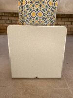 ⁦Table pliante valise Portable en métal aluminium 120 x 60 x 70 cm⁩ - الصورة ⁦6⁩