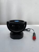 ⁦Ventilateur électrique 12V pour tableau de bord de voiture, rotatif à 360 degrés⁩ - الصورة ⁦7⁩