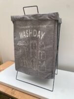 ⁦Panier À Linge Pliable Avec Support En Fer en forme de X⁩ - الصورة ⁦10⁩