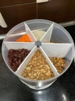 ⁦Distributeur de nourriture e récipient de stockage de céréales rotatif – حامل حبوب قابل للدوران⁩ - الصورة ⁦9⁩