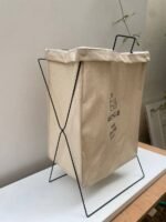 ⁦Panier À Linge Pliable Avec Support En Fer en forme de X⁩ - الصورة ⁦13⁩