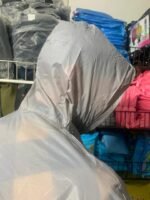 ⁦Manteau imperméable à capuche transparent, léger et réfléchissant,⁩ - الصورة ⁦22⁩