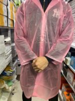 ⁦Eva Manteau imperméable à capuche – Rose⁩ - الصورة ⁦4⁩