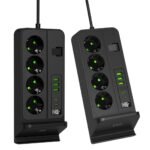 ⁦Multiprise 4 SOCKET 2500W avec USB, Type-C et chargement sans fil – مقبس طاقة وشاحن لاسلكي⁩ - الصورة ⁦5⁩
