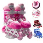 les rouleurs Alignées Confortables pour Enfants avec des roues RGB - pointure DE 32- 38