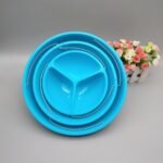 ⁦Bol torsadé pliable à 3 niveaux pour les trempettes et les bonbons⁩ - الصورة ⁦6⁩