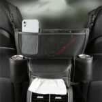 ⁦Sac de rangement central en cuir pour siège avant de voiture⁩ - الصورة ⁦5⁩