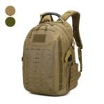 Sac à dos tactique USB pour camping, sac militaire 15,6 pouces
