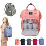 Sac à Dos à Langer Bébé Maternité Multifonctions Grande capacité avec 2 poches isothermes