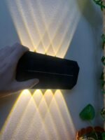 ⁦Lampe Solaire Murale 8LED avec Détection de Mouvement Auto 1Pcs⁩ - الصورة ⁦6⁩