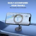 ⁦Support de Téléphone Magnétique Pliable pour Voiture – حامل هاتف مغناطيسي قابل للطي للسيارة⁩ - الصورة ⁦2⁩