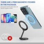 ⁦Support de Téléphone Magnétique Pliable pour Voiture – حامل هاتف مغناطيسي قابل للطي للسيارة⁩ - الصورة ⁦8⁩