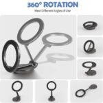 ⁦Support de Téléphone Magnétique Pliable pour Voiture – حامل هاتف مغناطيسي قابل للطي للسيارة⁩ - الصورة ⁦6⁩