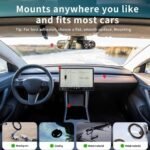 ⁦Support de Téléphone Magnétique Pliable pour Voiture – حامل هاتف مغناطيسي قابل للطي للسيارة⁩ - الصورة ⁦5⁩