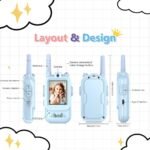 ⁦Pack Talkie-walkie 2pcs pour enfants avec vidéo et camera HD rechargeable⁩ - الصورة ⁦3⁩