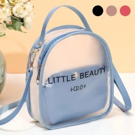 Sac à dos transparent Top avec pochette intérieure 2en1 tendence 2023