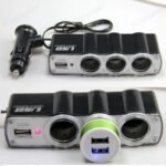 ⁦Triple Prise 12V/24V Allume-ci-gare USB Alimentation WF-0120⁩ - الصورة ⁦4⁩