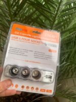 ⁦Triple Prise 12V/24V Allume-ci-gare USB Alimentation WF-0120⁩ - الصورة ⁦8⁩