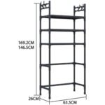 ⁦Étagère de Rangement 3 Niveaux pour Salle de Bain – منظم بثلاث طبقات لأدوات الحمام⁩ - الصورة ⁦3⁩